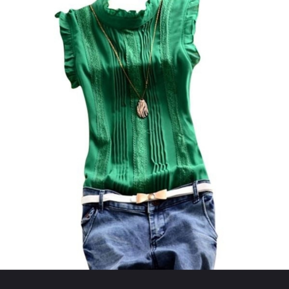Women's green shirt